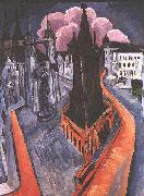 Ernst Ludwig Kirchner The red tower of Halle Sweden oil painting artist